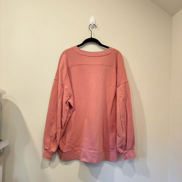 Lululemon Perfectly Oversized Crewneck in Brier Rose Size 10 - Picture 5 of 7